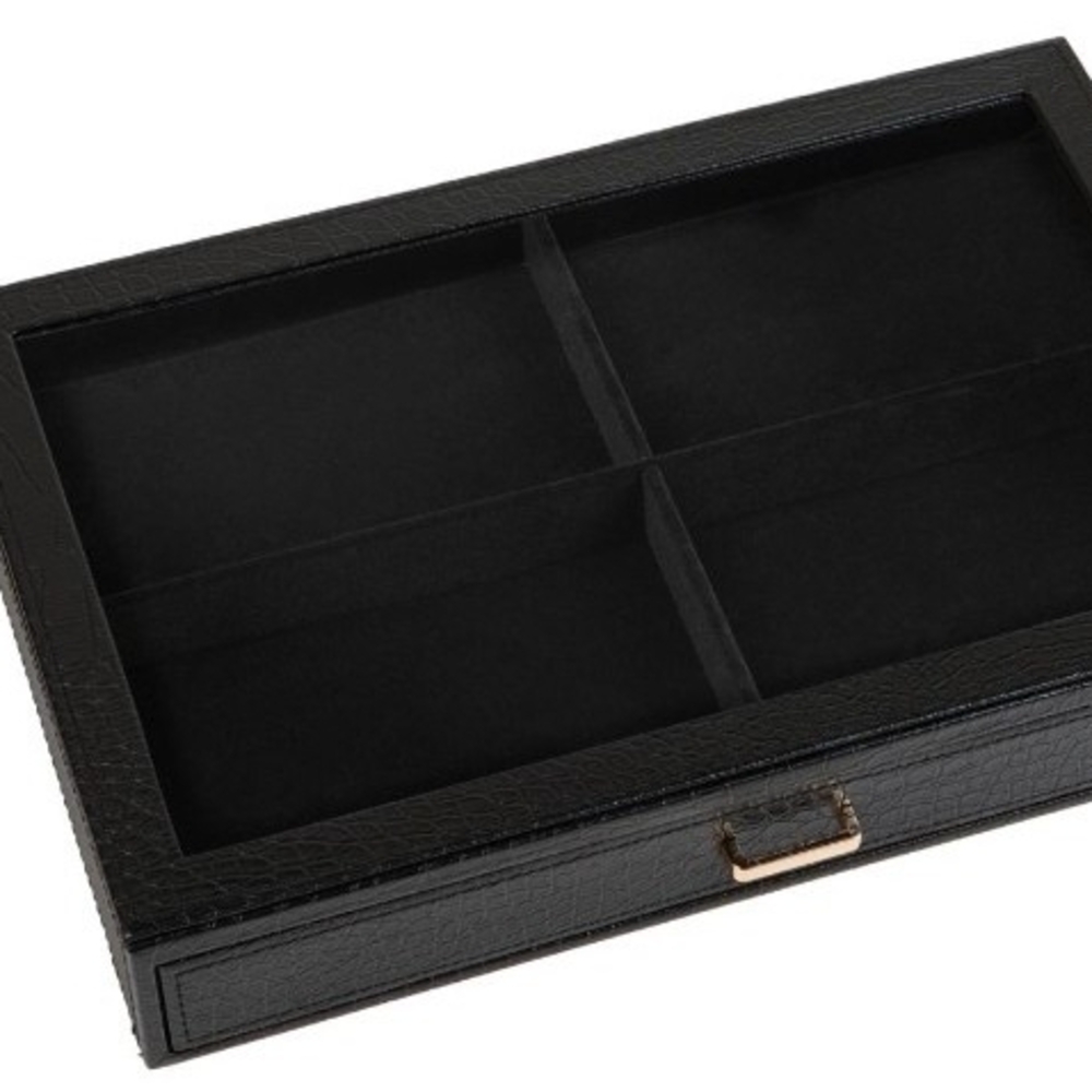 Black Jewelry Display Case